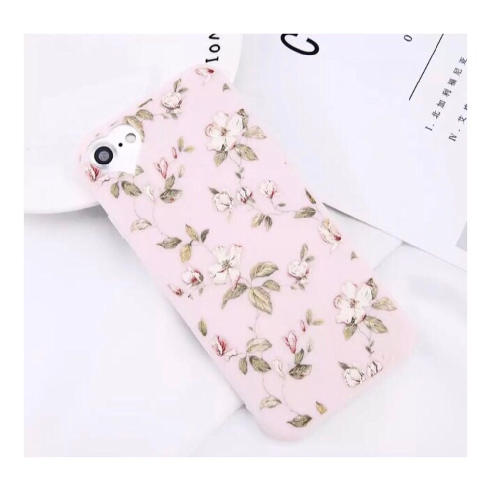Pink Floral iPhone Case